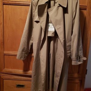 Tan trench coat by London Fog